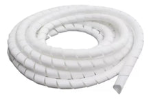 Espiral Organizador Cables Techtools 19mm 10m Color Blanco - CNX