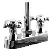Mezcladora Lavabo Cromo Lavamanos Baño Acero Inoxidable - HIDROFLUD - empaque