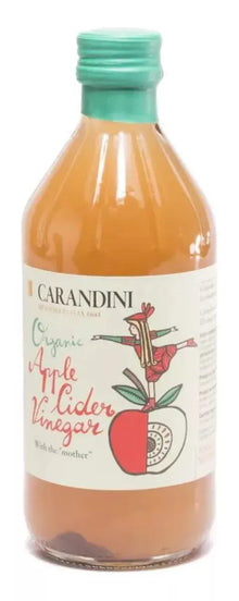 Vinagre Manzana Organico Carandini 500ml Botella Italia - Carandini