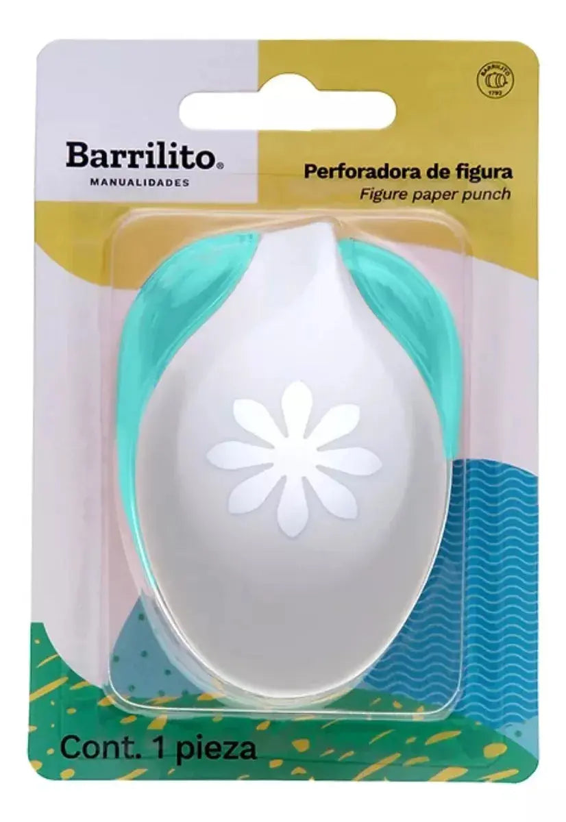 3 Perforadoras Barrilito P/foamy Modelos Diferentes - Barrilito - vista lateral