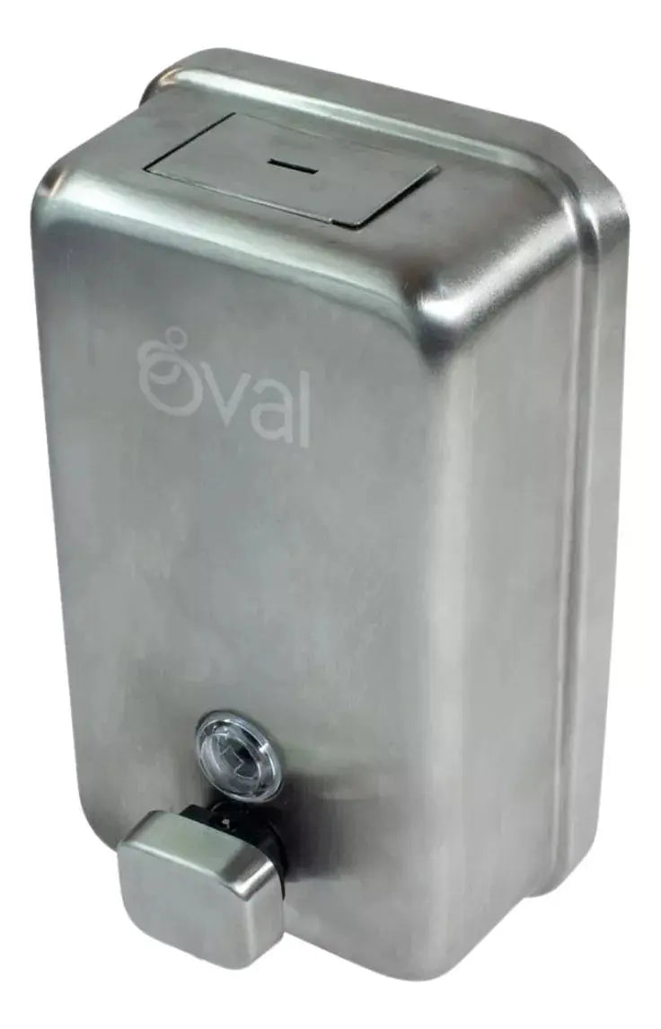 Jabonera Oval Acero Inoxidable Satinado 1 Litro Industrial - Oval