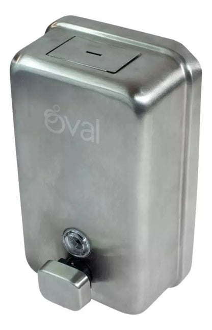 Jabonera Oval Acero Inoxidable Satinado 1 Litro Industrial - Oval