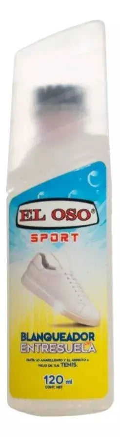 Blanqueador Limpiador Suelas Tenis Calzado El Oso 120ml - El oso