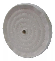Rueda Fibra Algodon 1620 Tenazit 6'' Metal Acero Inoxidable - Austrodiam