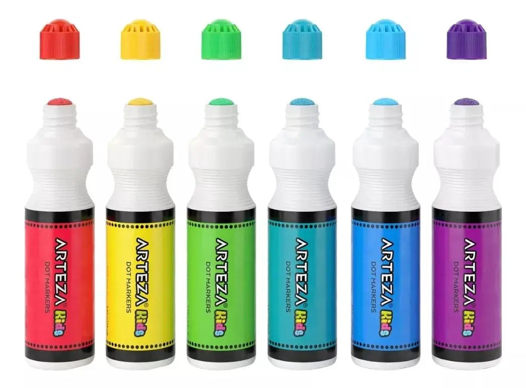 Marcador Puntos Para Niños 75 Ml + Libro Alfanumerico Arteza - Coveme - detalle
