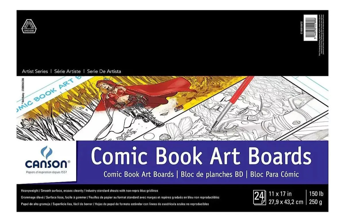 Block Cómic Y Manga Canson Fanboy Dibujo Arte 27.5x42.5cm - Canson - vista lateral