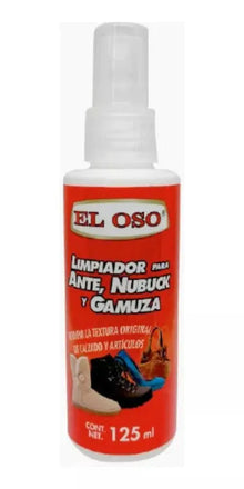 Limpiador Calzado El Oso Artículos Ante Nobuck Gamuza 125ml - El oso