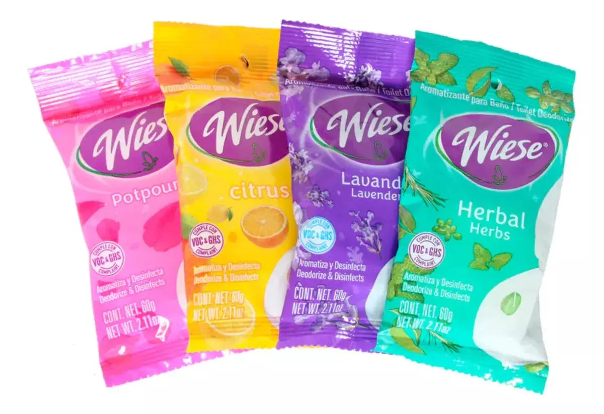 50pz Pastilla Redonda Baño Wiese 60g Aromas Surtidos - Wiese - vista lateral