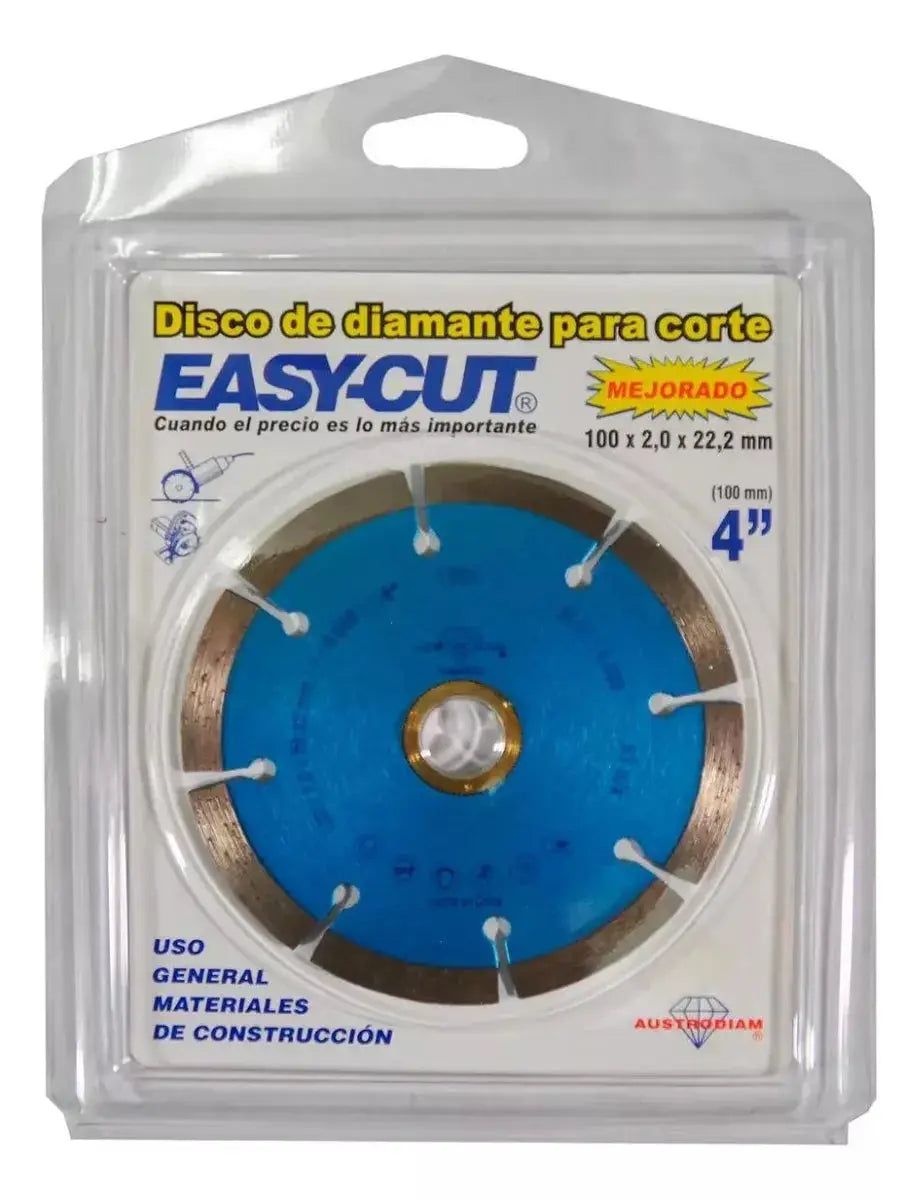 Disco Diamante Corte 1504 Austrodiam 4'' Material Abrasivo - Austrodiam - vista lateral