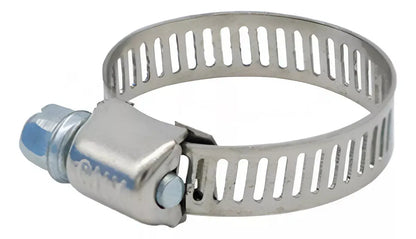 100 Pzas Abrazadera Sin Fin Cnx 1/2'' - 1'' Acero Inoxidable - CNX - vista lateral