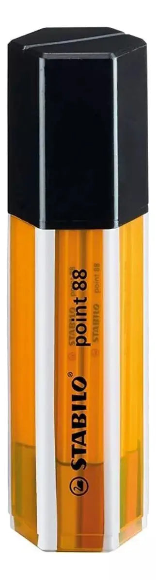 20 Rotuladores Stabilo Point 88 Estuche Big Point Tapa Negra - Stabilo - contenido