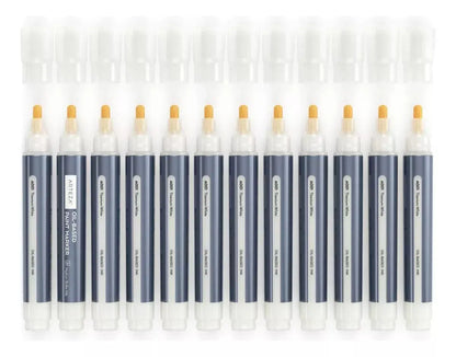 Set 12 Marcador Aceite Permanente Blanco Titanio Arteza - Arteza - detalle