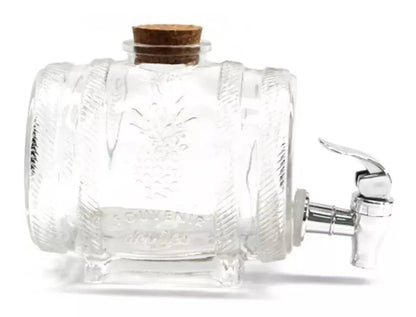 Dispensador Bebidas Barril Tequila Mezcal Vitrolero Vidrio - Vittori