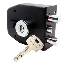 Cerradura Sobreponer Future Resv. Inv. Texturada Negro Tover - Tover