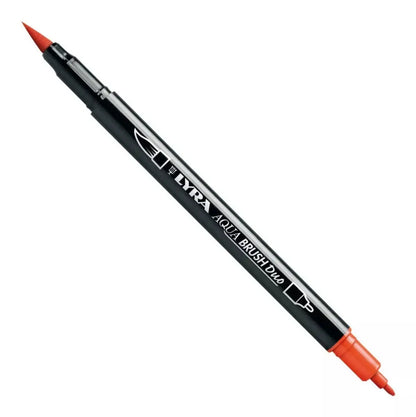 Marcadores Rotulador Plumón Doble Punta Lyra Aqua Brush 12 Piezas - lyra - empaque