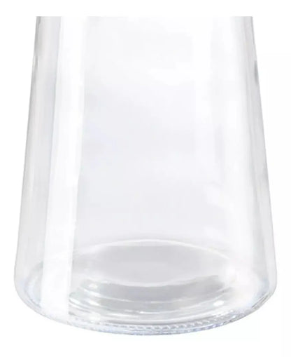 Envase Brocal Tapa Contenedor Frasco Vidrio Cristal 1.2 Lt - Vittori - detalle