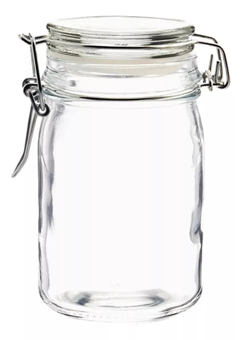 Set 6 Brocalito Vidrio Envase Redondo Regalo Dulcero 200ml - Vittori