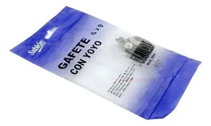 Porta Gafete Credencial Yoyo Sablon Plastico 6x9cm - Sablon - vista lateral