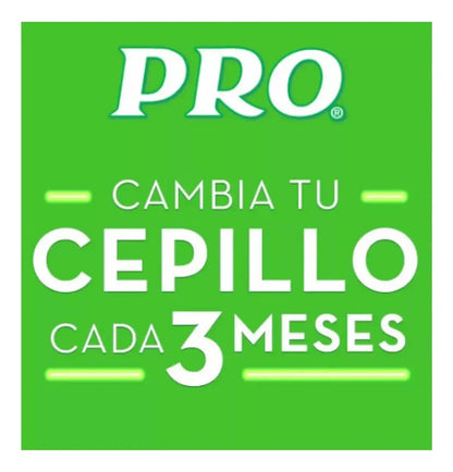 2 Pz Cepillo Dental Pro Plus Doble Acción Mayor Alcance - KCTS - vista lateral