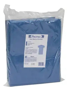 10pzs Bata Medico Paciente Protec 25g Desechable Sms 1.26m - PROTEC