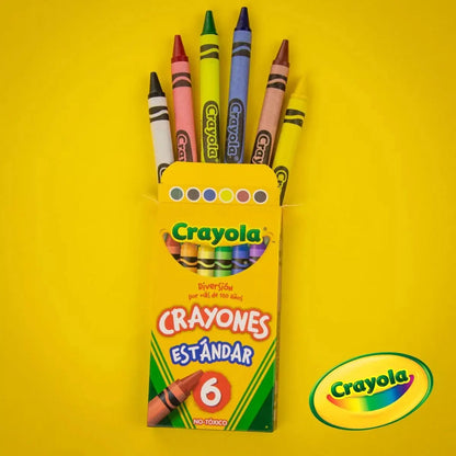Crayones Crayola Estándar Estuche Con 6 Colores Diferentes - Crayola - uso