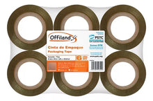6pz Cinta Empaque Canela Offiland 040 48mm X 50m - Offiland