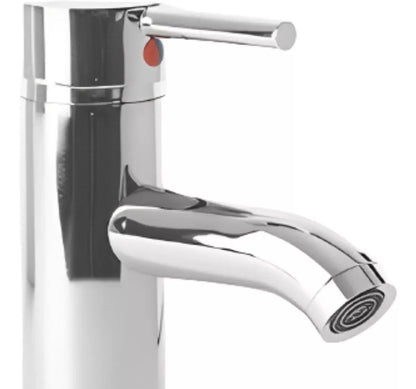 Llave Monomando Hidroflud Mezcladora 18cm Inoxidable Baño - HIDROFLUD - empaque