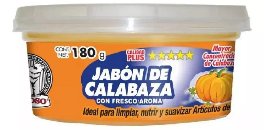 Jabon Calabaza Natural El Oso Calzado Articulos Piel 180g - El oso