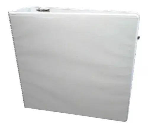 Carpeta Panoramica Blanca Cristal Kinera 4 Pulgadas - Kinera - empaque