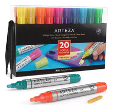 Set 20 Marcadores Acrilicos Colores Brillantes Arteza - Coveme - vista lateral