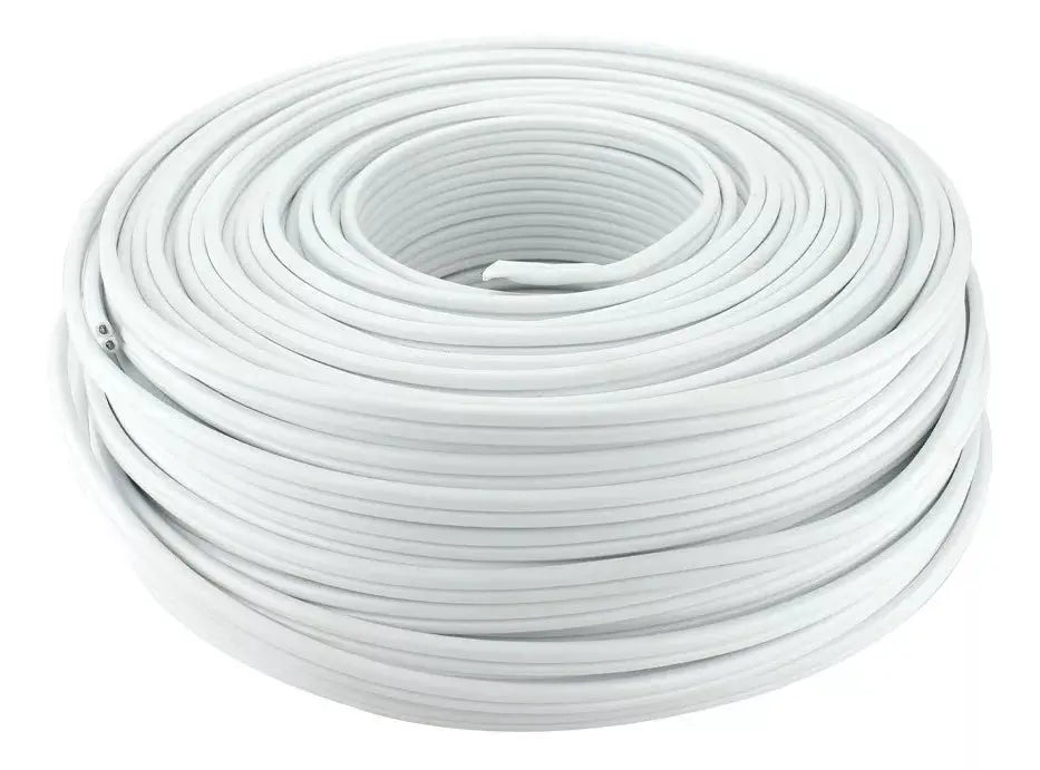 100m Cable Pot Blanco Alucobre Keer 16 Awg 13a 300v - Kronaline - empaque