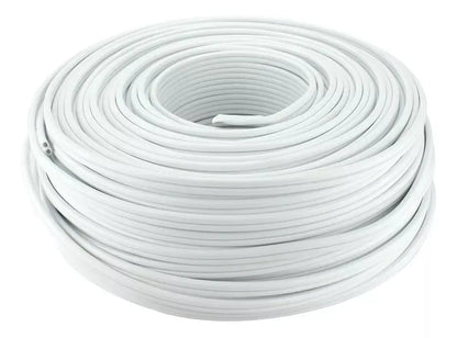 100m Cable Pot Blanco Alucobre Keer 16 Awg 13a 300v - Kronaline - empaque