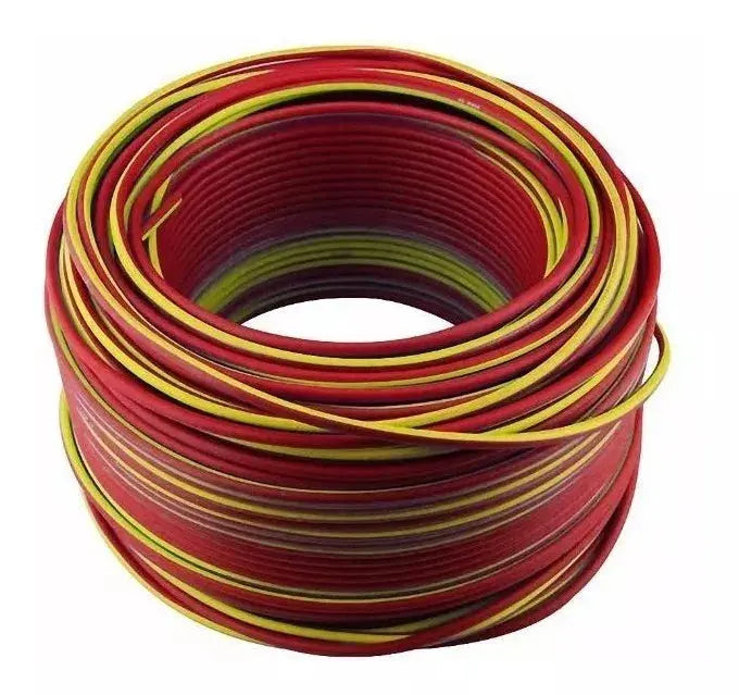 Cable Alucobre Keer Longitud 100m Antiflama Calibre 10 Rojo - Kronaline - empaque