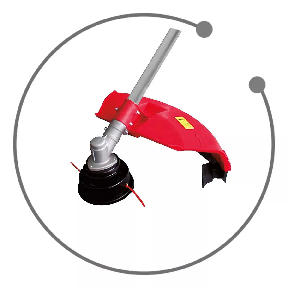 Desbrozadora Gasolina Aksi 1 Litro 52 Cc 900 W Industrial - Aksi - vista lateral