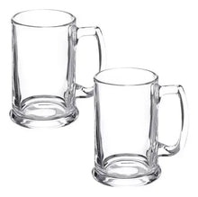 Set 2 Tarros Cerveceros 380 Ml Vidrio Vaso Cerveza Michelada - Vittori - vista lateral