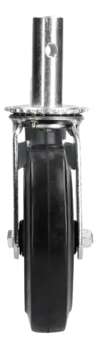 Pack 4 Rodajas/ruedas Hule Surtek Freno 8 Pulgadas Andamio - Lock - vista lateral