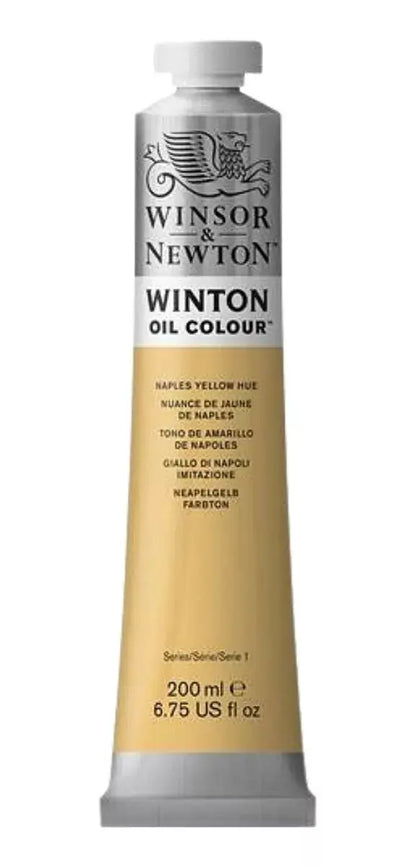Pintura Oleo Winsor & Newton Winton 200ml Colores A Escoger Amarillo Nápoles No 29 - Winsor and Newton