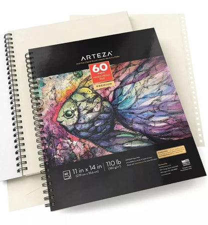 Set 2 Block Mixed Media 28x35.5 60h Cu Microperforado Arteza - Arteza