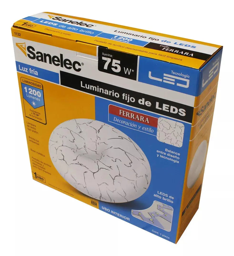 Lampara Led Tipo Plafon Redondo Producto Ecologico - Sanelec