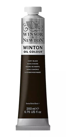 Pintura Oleo Winsor & Newton Winton 200ml Colores A Escoger Negro Marfil No 24 - Winsor and Newton