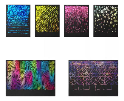 Notas 202 Holográficas/arcoíris Arteza (3.5 X 3.5 Pulgadas) - Coveme