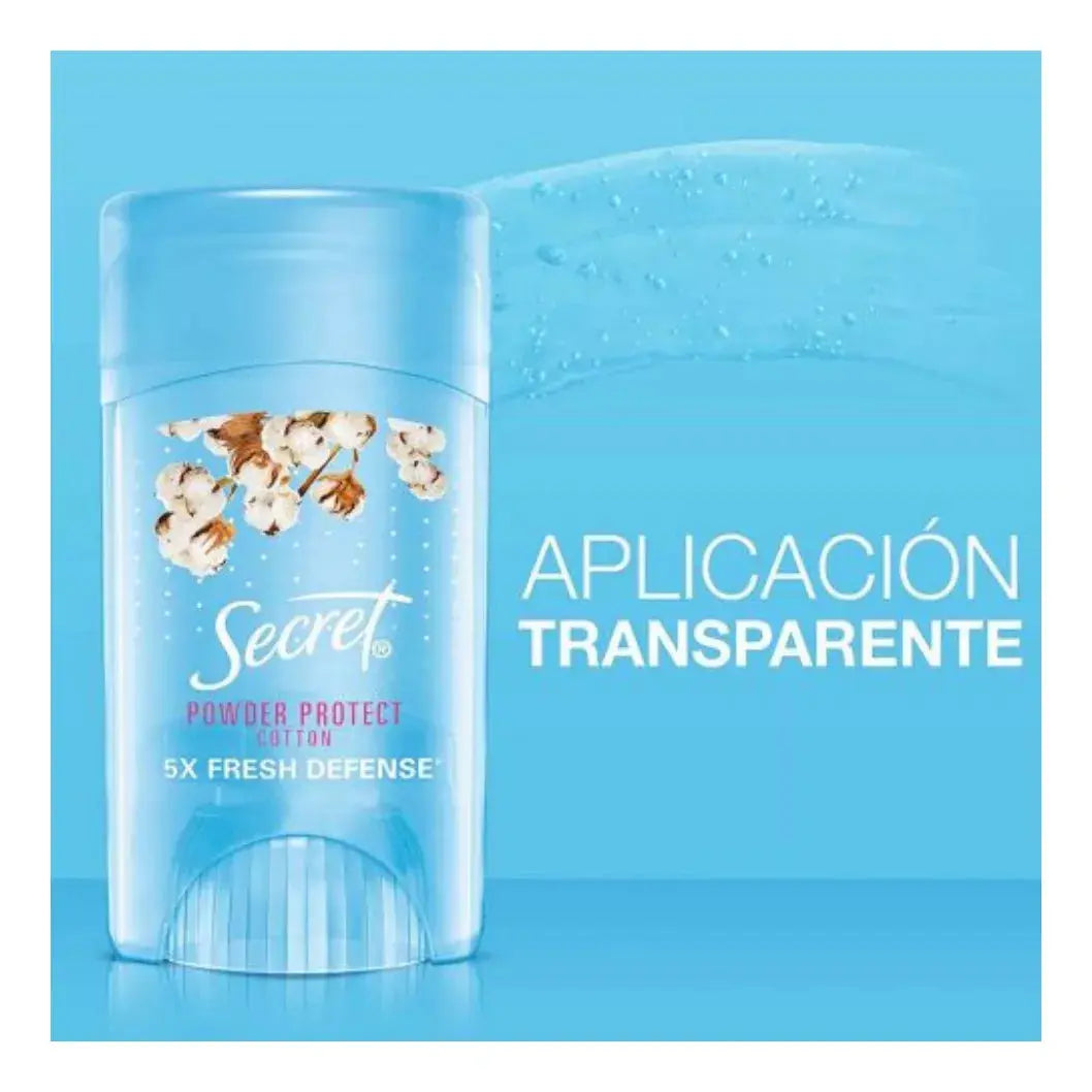 Antitranspirante En Gel Secret Powder Protect Cotton 45 Gr - KCTS - detalle