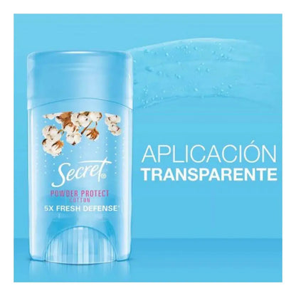 Antitranspirante En Gel Secret Powder Protect Cotton 45 Gr - KCTS - detalle