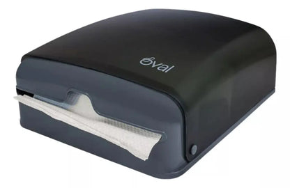 Dispensador Toalla Interdoblada Oval Humo Largo - Oval - vista lateral