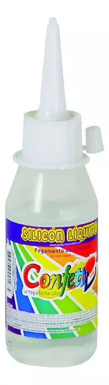 Silicon Liquido Frio Multiusos Confetti 60ml No Toxico - Confetti - empaque