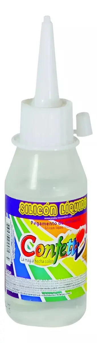 Silicon Liquido Frio Multiusos Confetti 60ml No Toxico - Confetti - empaque