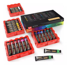 Set 24 Pintura Gouache Tubo 12 Ml Colores Sutidos Arteza - Arteza - vista lateral