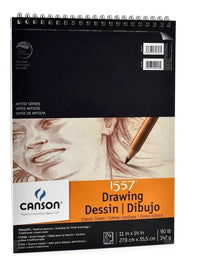 Cuaderno De Dibujo Color Crema Canson 1557 Dessin 27.9x35cm - Canson - detalle