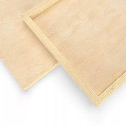 Set 5 Lienzos Madera Canvas Bastidor Pintura 25x25 Arteza - Arteza - detalle