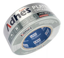 Cinta Americana Adhesiva Adhes Plata 50m Espesor 170 - ADHES - vista trasera